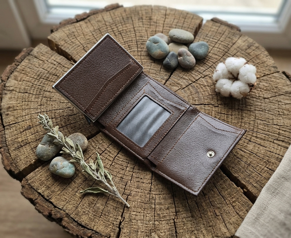 David Polo Mekanizmalı Vegan Deri Unisex Model Kredi Kartlık ve Cüzdan