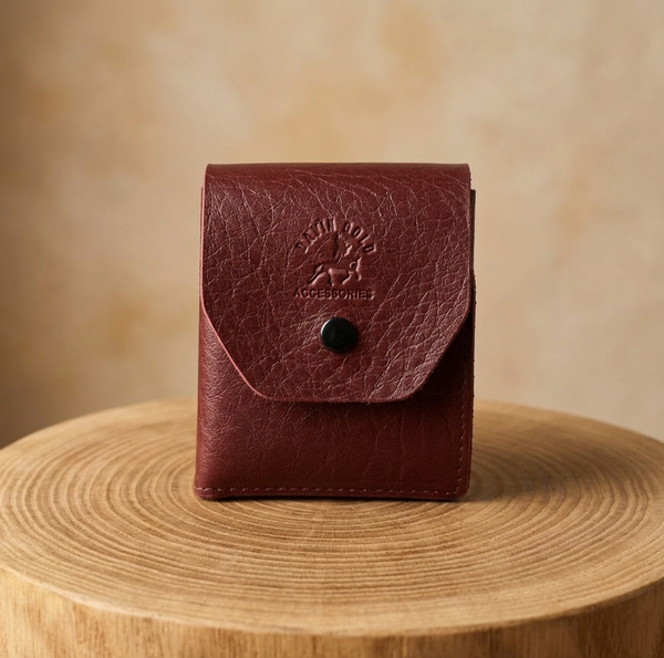 David Polo Yeni Minimalist Tasarım Trend Model Kağıt Para Bölmeli Kredi Kartlık ve Cüzdan - Bordo