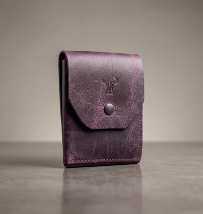 Hakiki Deri Minimalist Trend Model Para Koymalı Cüzdan