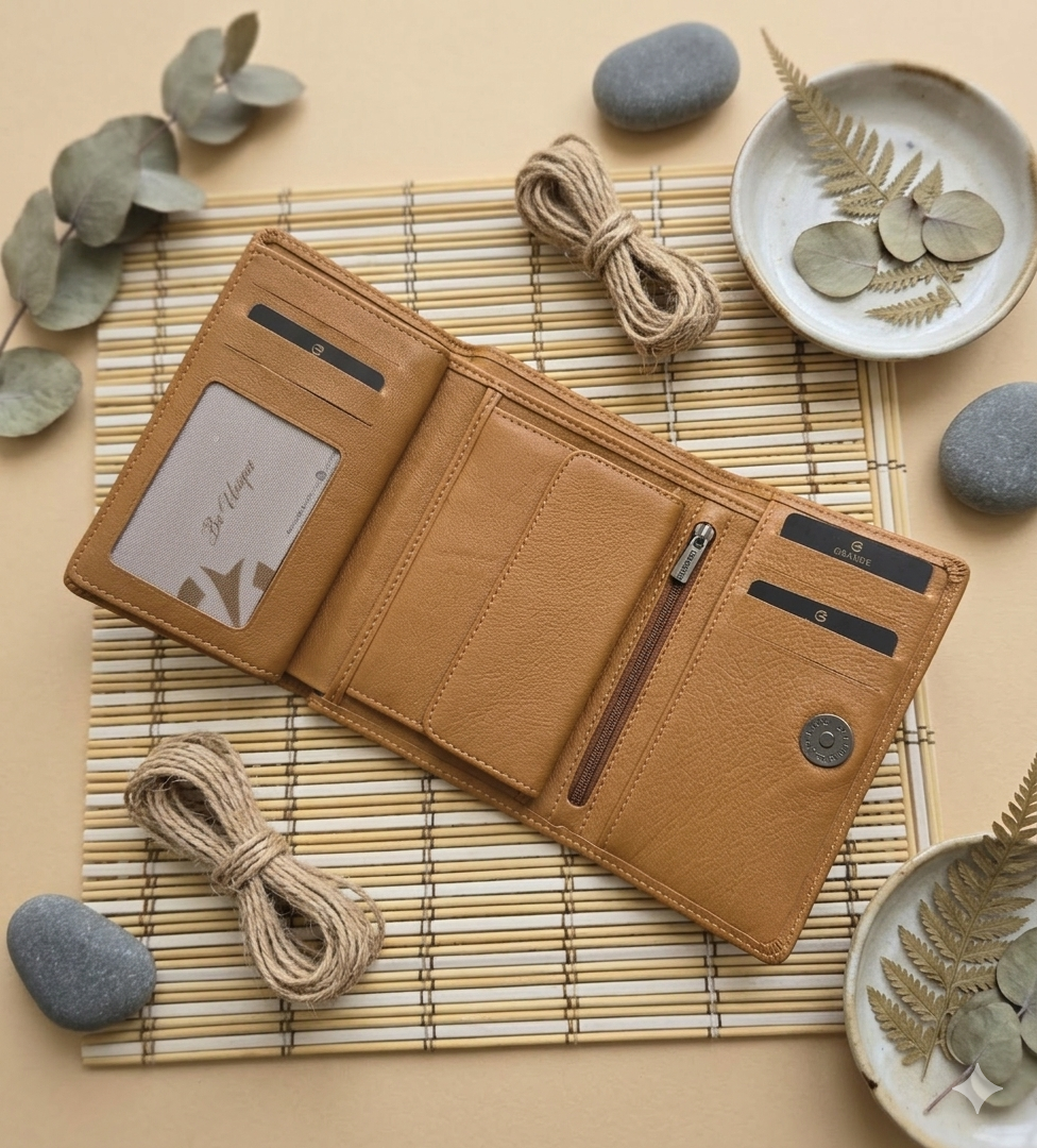 Grande 2628 %100 Hakiki Deri Orta Boy kadın Cüzdan