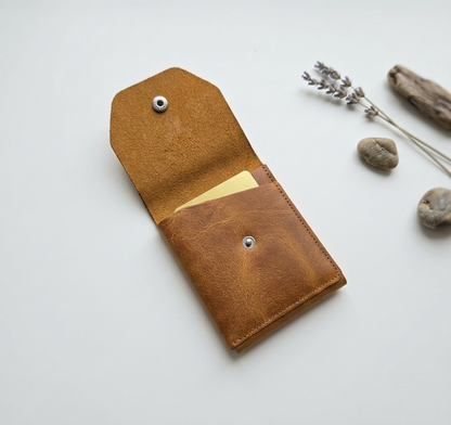 Hakiki Deri Minimalist Trend Model Para Koymalı Cüzdan