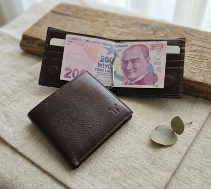 Hakiki Deri Maşalı Erkek Cüzdan