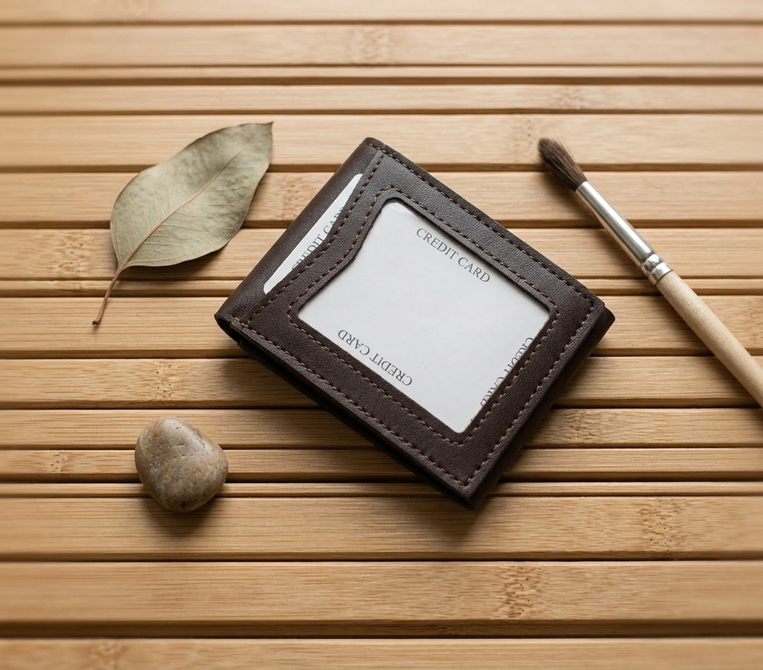 David Polo Yeni Minimalist Tasarım Trend Model Kağıt Para Bölmeli Kredi Kartlık ve Cüzdan