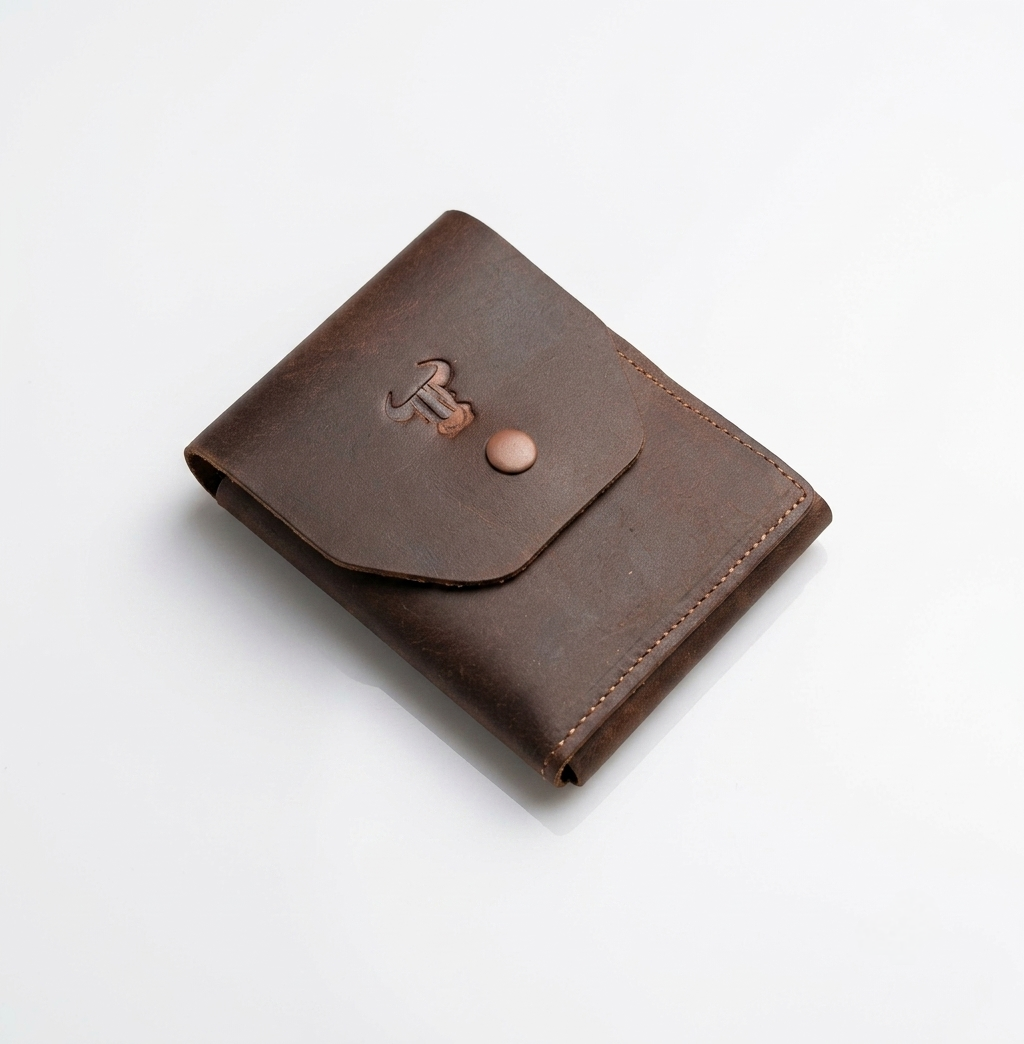 Hakiki Deri Minimalist Trend Model Para Koymalı Cüzdan