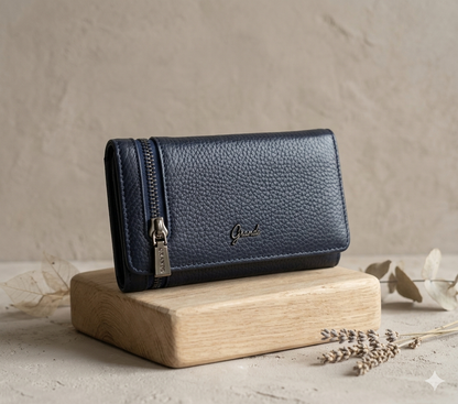 Grande 2639 %100 Hakiki Deri Spor Model Bozuk Paralı Kadın Cüzdan