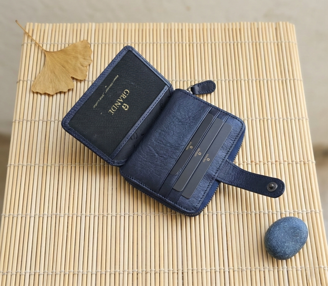 Grande 739 Model %100 Hakiki Unisex Kredi Kartlık ve Cüzdan Küçük Boy