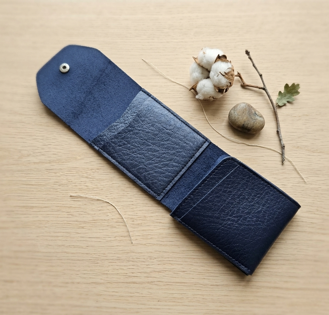 David Polo Yeni Minimalist Tasarım Trend Model Kağıt Para Bölmeli Kredi Kartlık ve Cüzdan