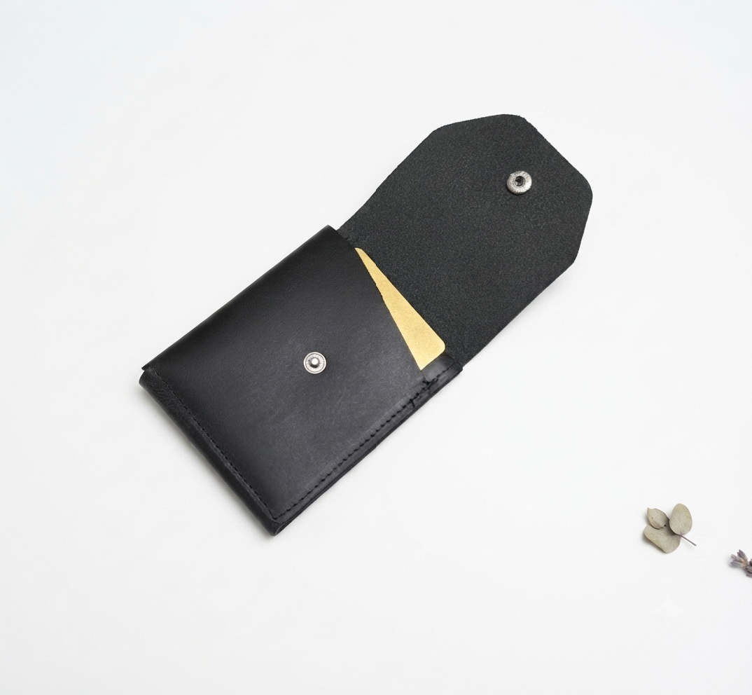 Hakiki Deri Minimalist Trend Model Para Koymalı Cüzdan