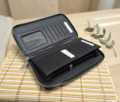 David Polo Unisex Fermuarlı Büyük Boy El Portföyü ve Telefon Koymalı Cüzdan