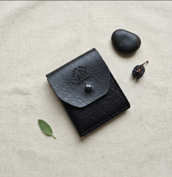 David Polo Yeni Minimalist Tasarım Trend Model Kağıt Para Bölmeli Kredi Kartlık ve Cüzdan