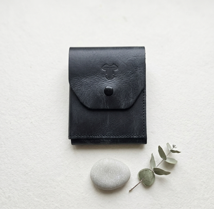 Hakiki Deri Minimalist Trend Model Para Koymalı Cüzdan