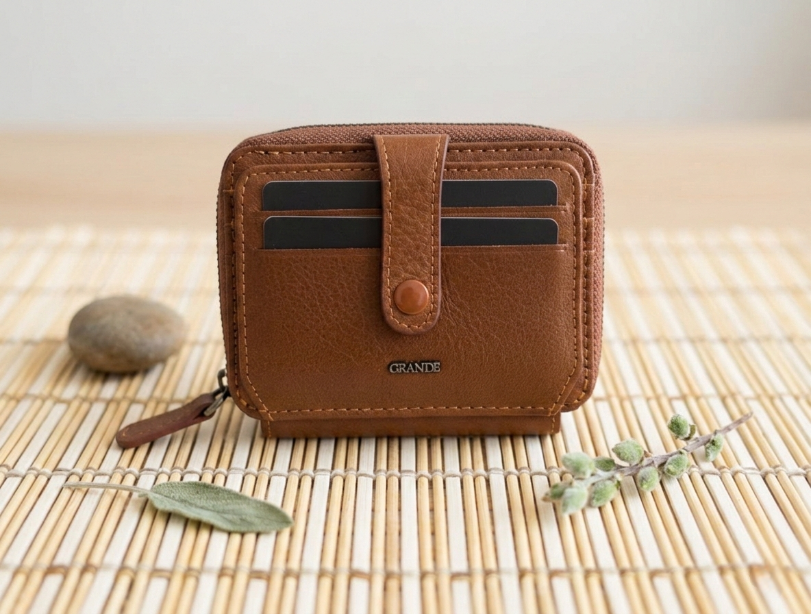 Grande 739 Model %100 Hakiki Unisex Kredi Kartlık ve Cüzdan Küçük Boy