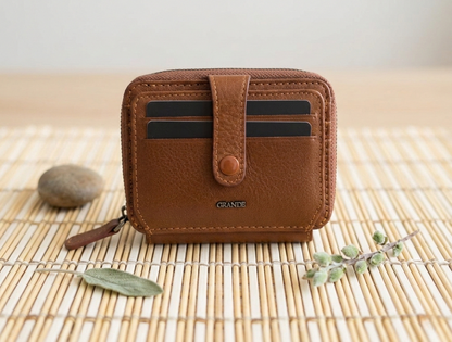 Grande 739 Model %100 Hakiki Unisex Kredi Kartlık ve Cüzdan Küçük Boy