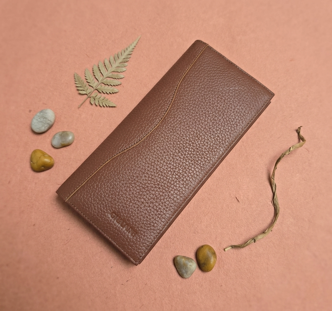 Grande %100 Hakiki Deri Unisex Çek Cüzdanı 1361