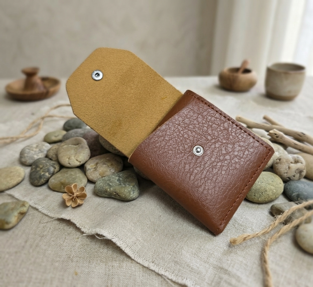 David Polo Yeni Minimalist Tasarım Trend Model Kağıt Para Bölmeli Kredi Kartlık ve Cüzdan
